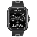 Sekonda Motion Pro smartwatch black silicone strap, imported from the UK