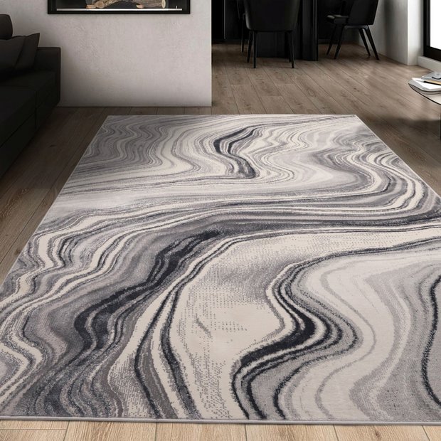 Homemaker marble grey rug size 120x170cm, UK version