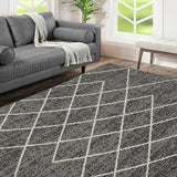 Homemaker grey cut pile rug 80x150cm (British brand)