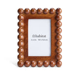 Habitat brown bobble picture frame 4x6 - British product