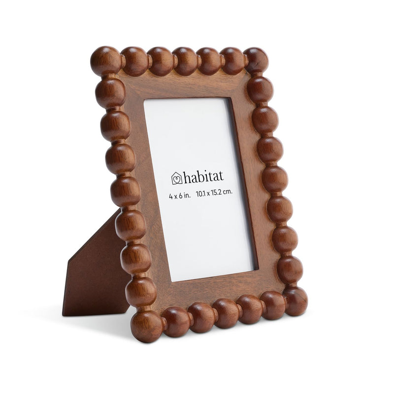 Habitat brown bobble picture frame 4x6 - British product