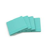 Habitat storage boxes set of 4 plain teal 28cm, imported from the UK