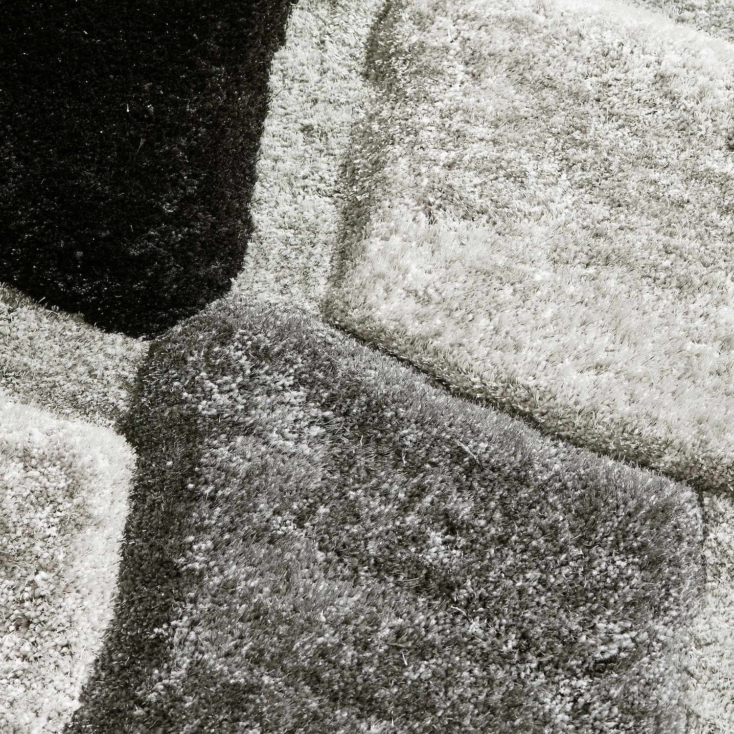 Origins 3D Geometric Grey  Rug - 160x230cm