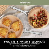 Ninja 26cm ceramic non-stick sauté pan (British brand)