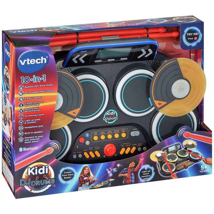 Vtech Kidi DJ Drums electronic drum kit (British brand)
