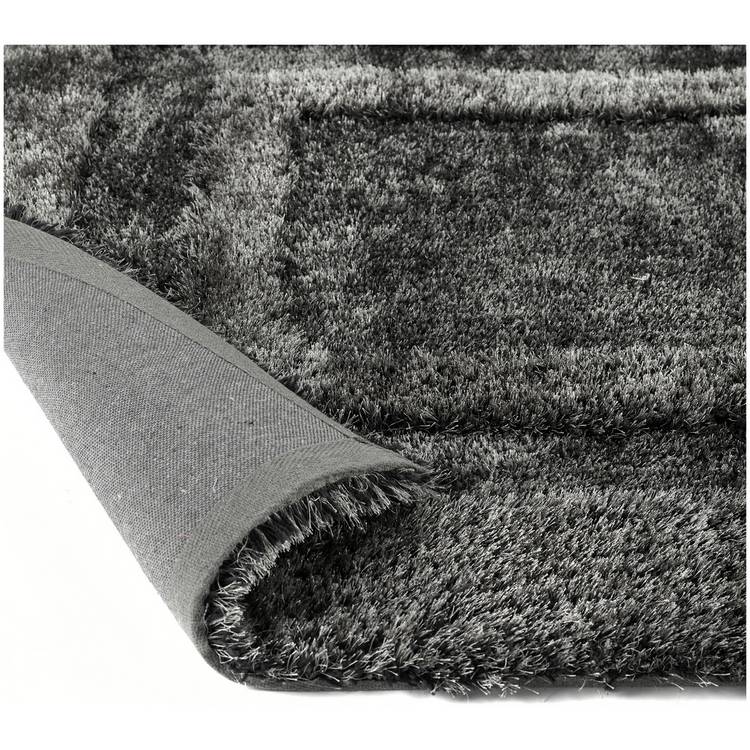 Origins shaggy rug charcoal 120x170cm, imported from the UK