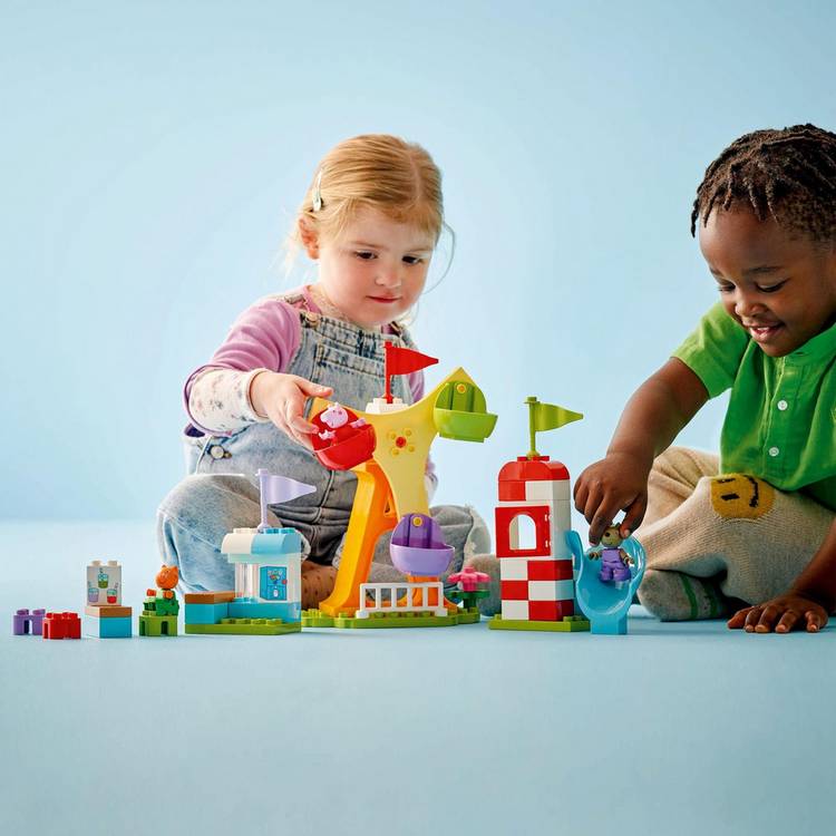 LEGO DUPLO Peppa Pig funfair set 53 pieces (British brand)