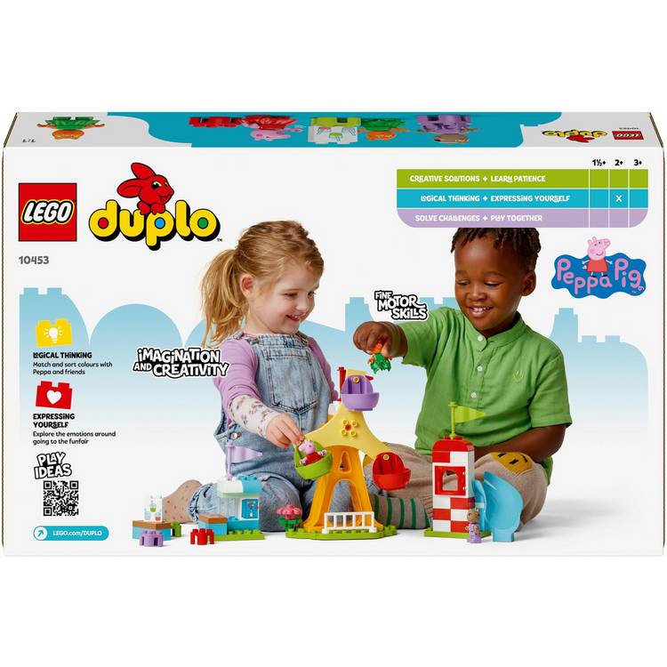 LEGO DUPLO Peppa Pig funfair set 53 pieces (British brand)