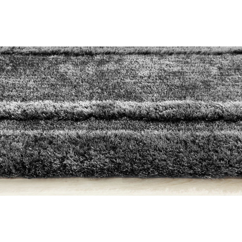 Origins Frame Charcoal  Rug - 160x230cm