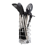 Argos Home 8 piece stainless steel utensil set with caddy (British brand)
