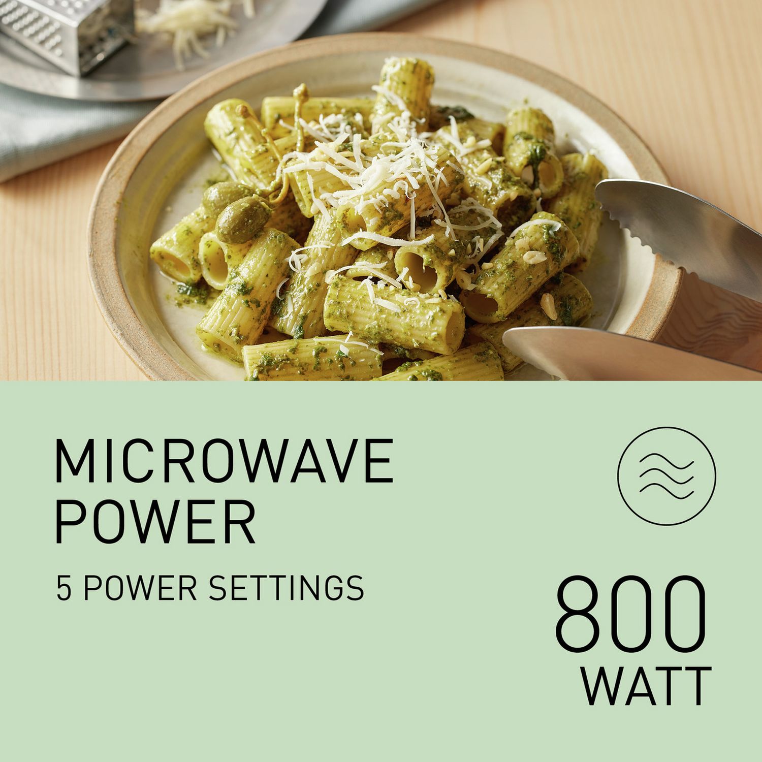 Panasonic 20L 800W microwave silver - British product