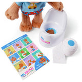 Ms. Rachel Bean Potty Playset with bear and toilet, imported from the UK
