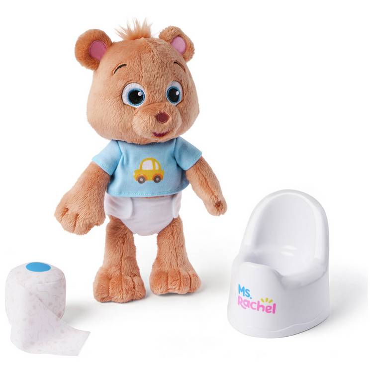 Ms. Rachel Bean Potty Playset with bear and toilet, imported from the UK