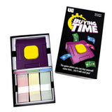 Buying Time party game with device and clue cards - British product