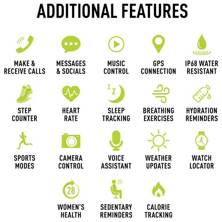 Reflex Active AMOLED calling smart watch (British brand)