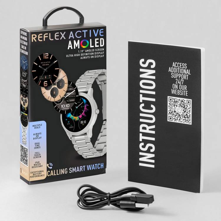 Reflex Active AMOLED calling smart watch (British brand)