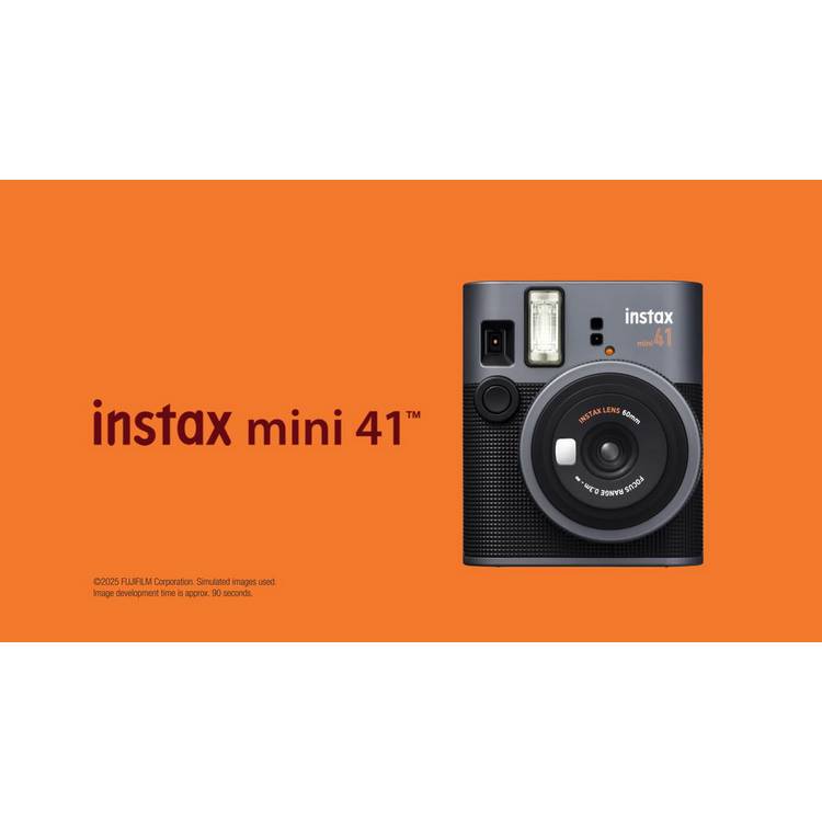 Instax Mini 41 instant camera black, imported from the UK