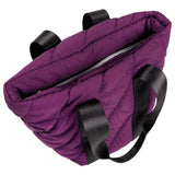 Home padded recycled nylon lunch bag in burgundy, imported from the UK