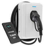 Masterplug Type 2 7.4kW tethered EV charger 5m - British product