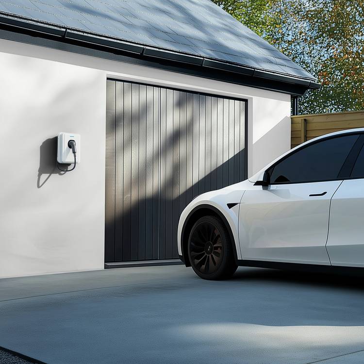 Masterplug Type 2 7.4kW tethered EV charger 5m - British product