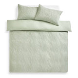 Habitat leaf pinsonic green bedding set single (British brand)