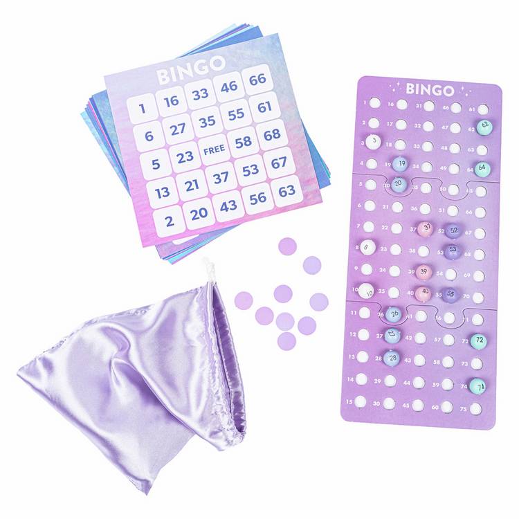 Professor Puzzle Classic Bingo Game, space theme, imported from the UK
