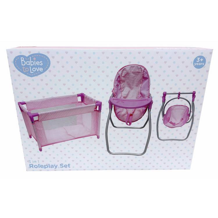 Chad Valley Babies to Love doll accessories set - British product