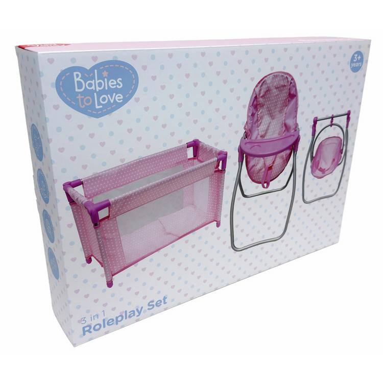 Chad Valley Babies to Love doll accessories set - British product