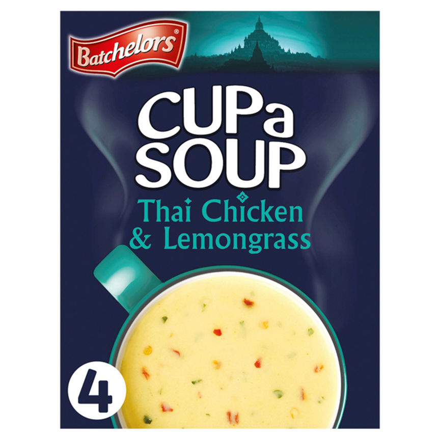 Batchelors Cup a Soup Thai Chicken & Lemongrass 4 Instant Soup Sachets GOODS ASDA   