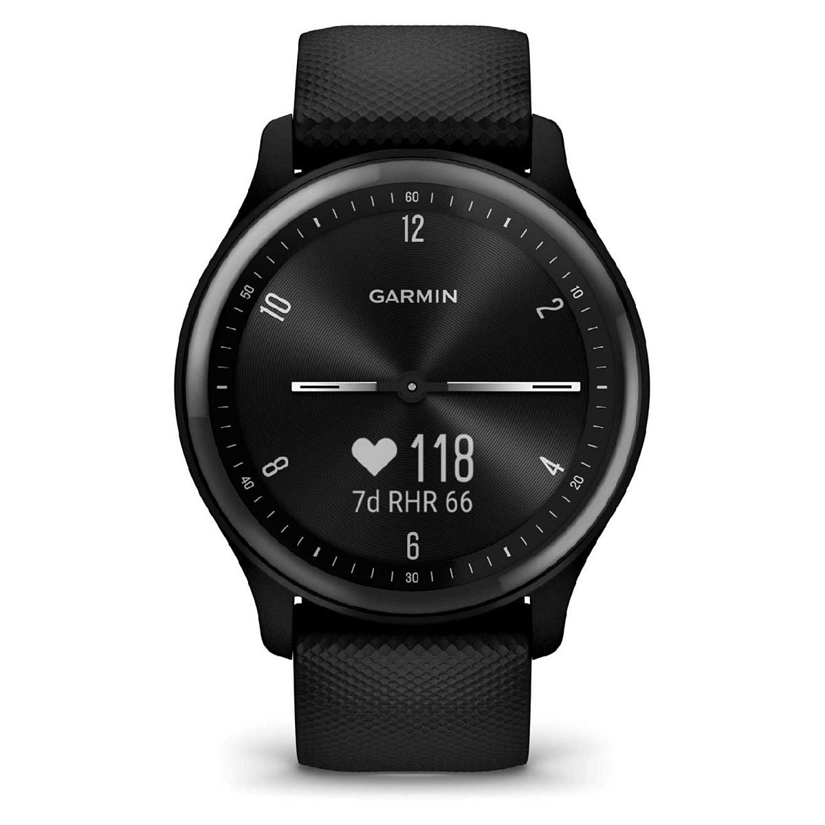 Garmin Vívomove® Sport Smartwatch - Black Sillicon GOODS Boots   