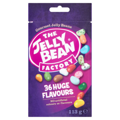 The Jelly Bean Factory jelly beans 36 flavours 113g (British brand)