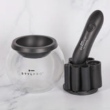 STYLPRO make-up brush cleaner set with collars, UK version