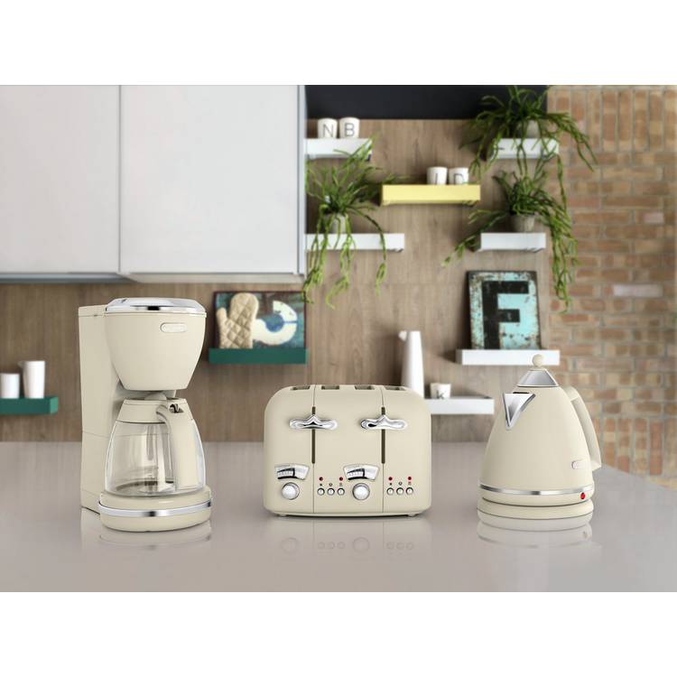 De'Longhi Argento Flora kettle beige 1.7L - British product