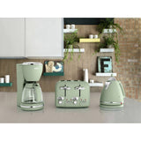 De'Longhi Argento Flora green kettle 1.7L (British brand)