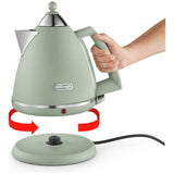 De'Longhi Argento Flora green kettle 1.7L (British brand)
