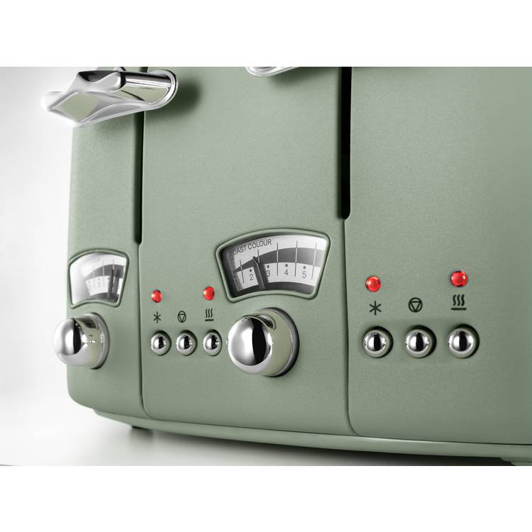 De'Longhi green 4 slice toaster - British product