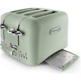 De'Longhi green 4 slice toaster - British product