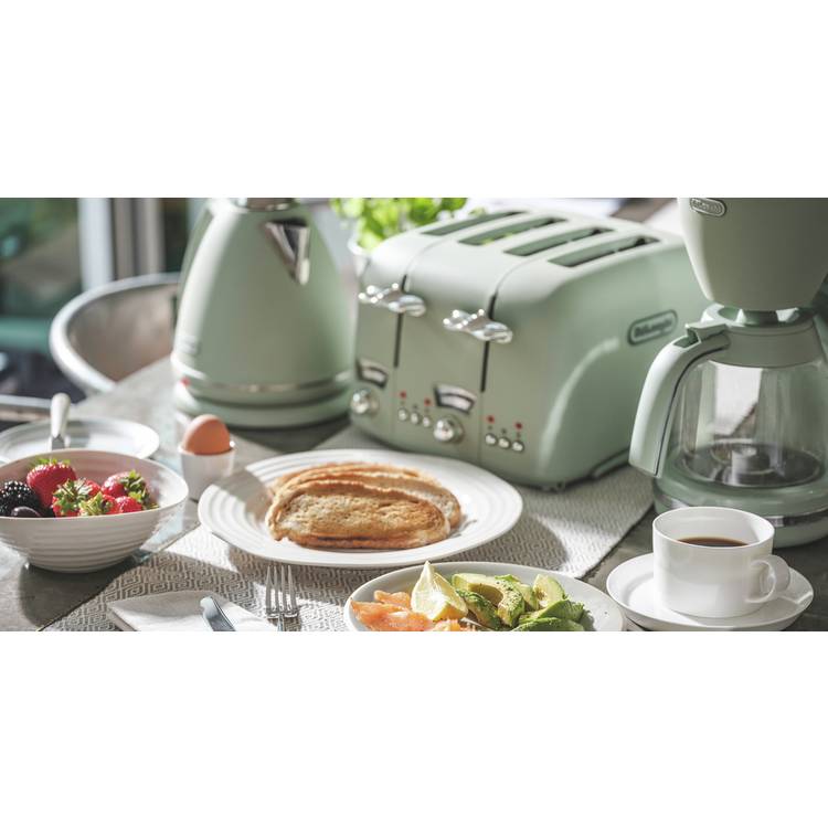 De'Longhi green 4 slice toaster - British product