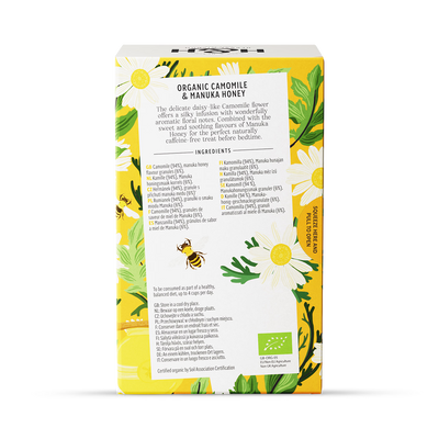 Heath &amp; Heather Bio Kamille mit Manuka-Honig 20 Teebeutel