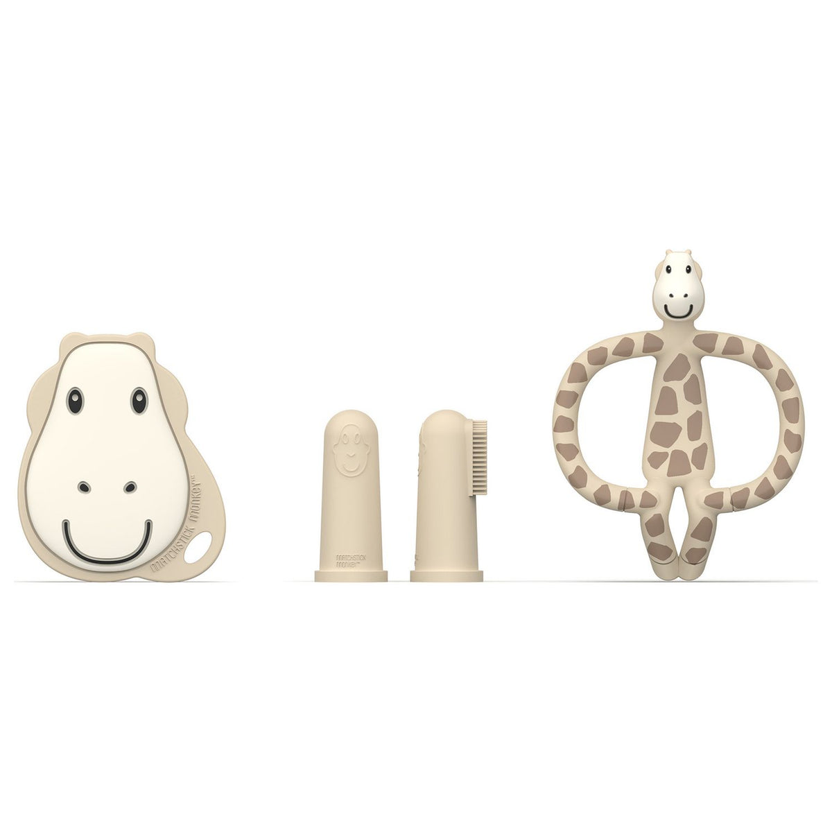 Matchstick Monkey giraffe teething set - British product