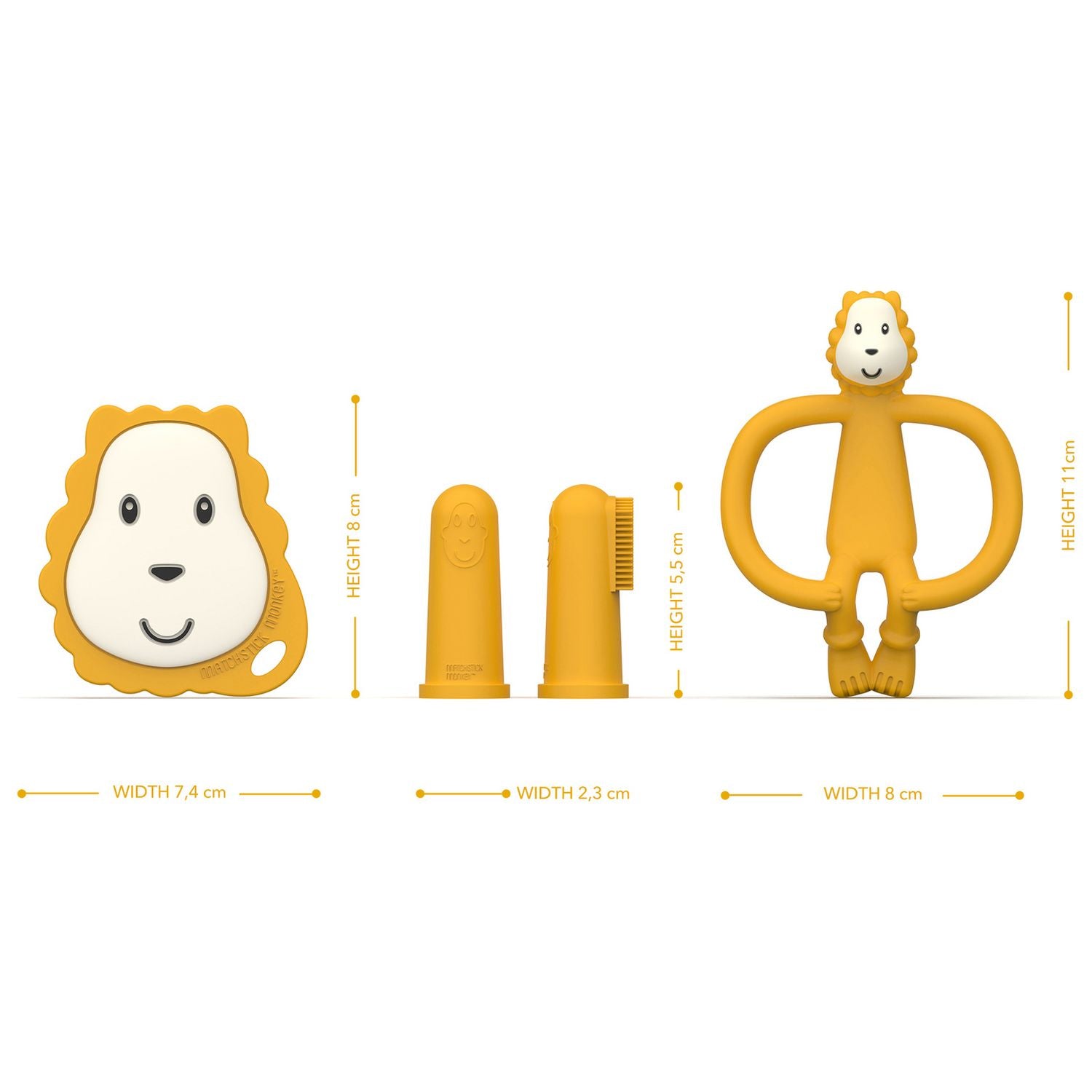 Matchstick Monkey teething set Lion (British brand)
