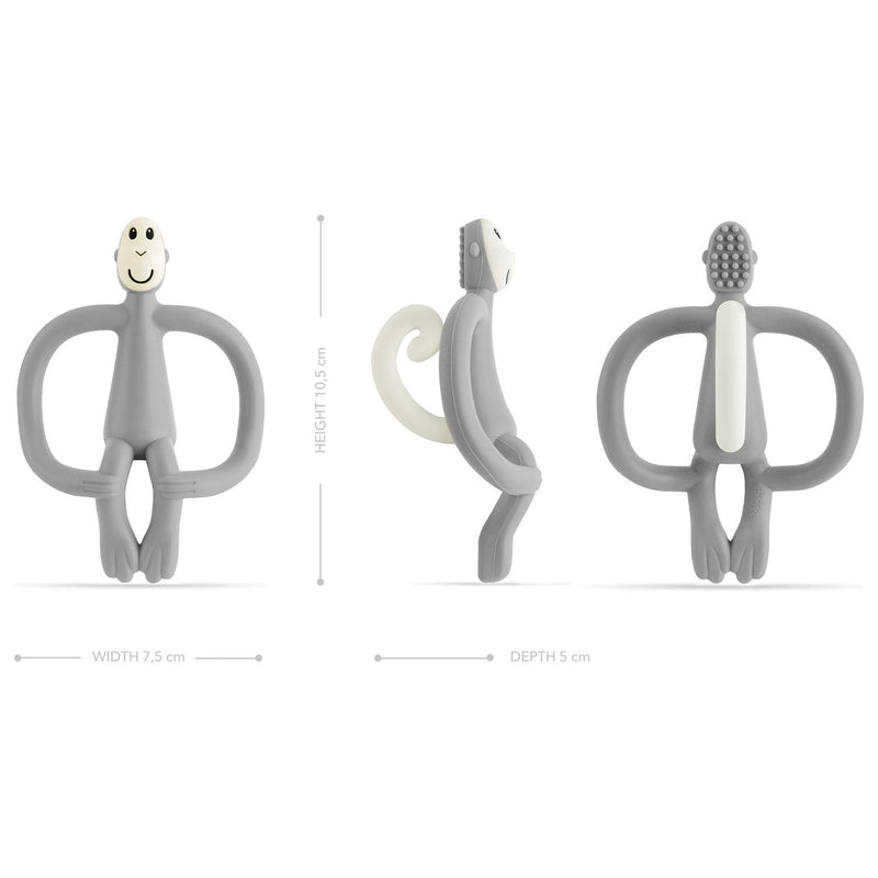 Matchstick Monkey teething toy grey, UK version