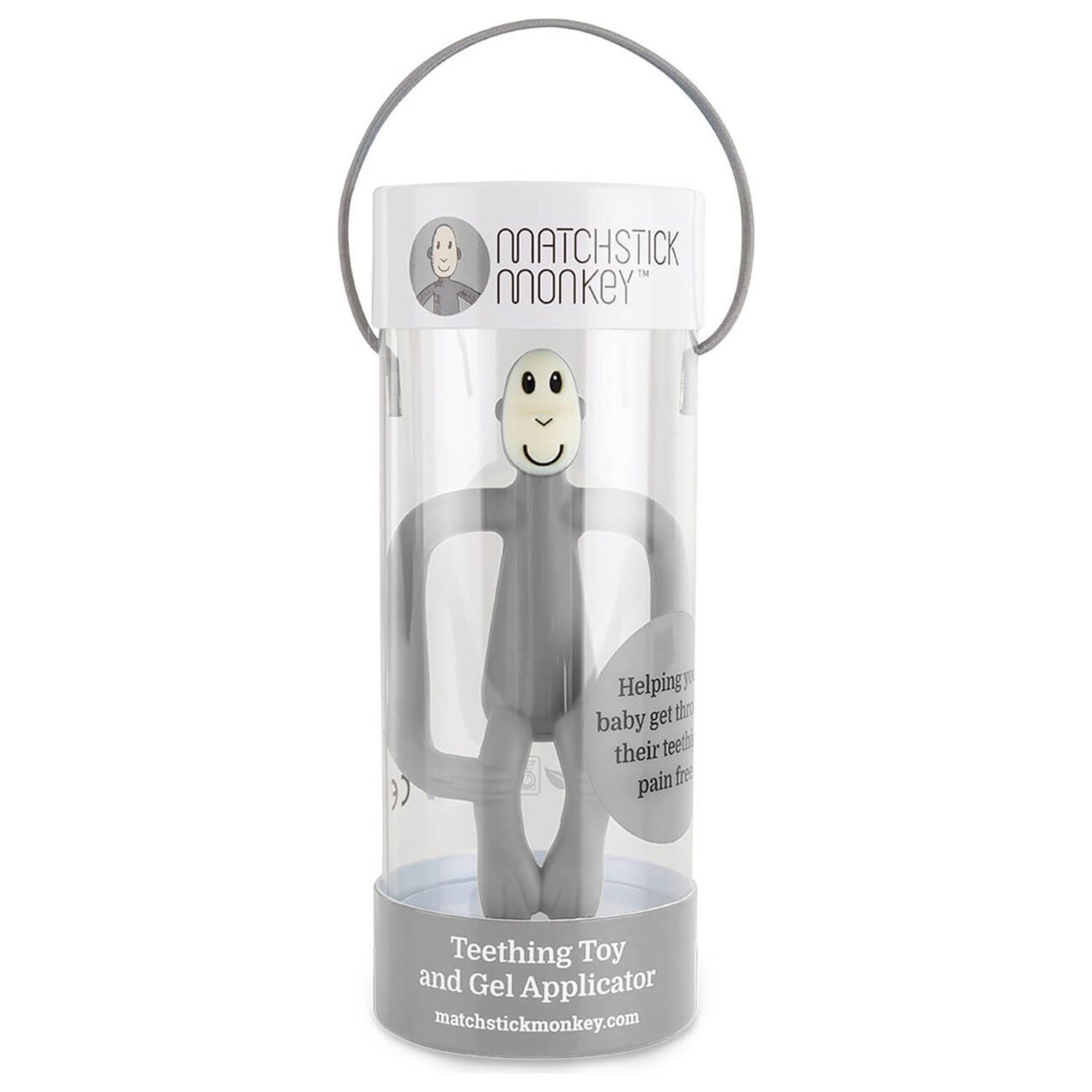 Matchstick Monkey teething toy grey, UK version