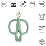 Matchstick Monkey teething toy mint, imported from the UK