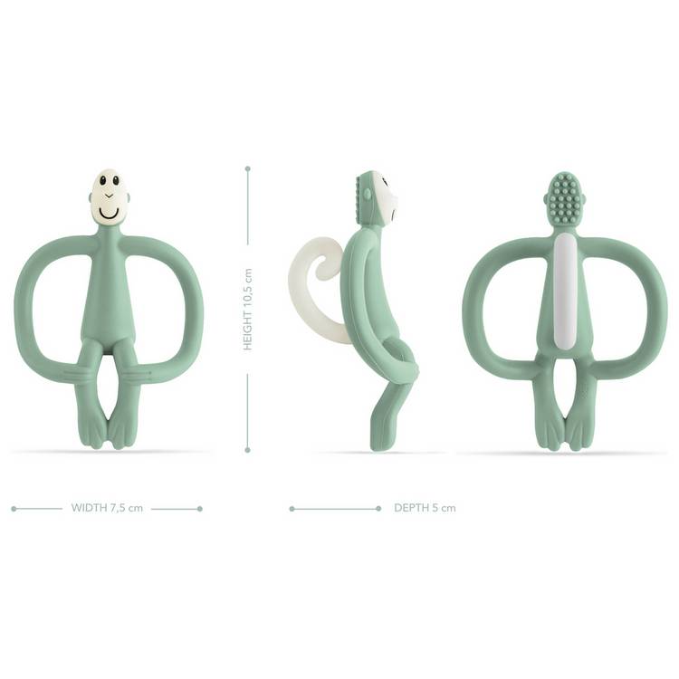 Matchstick Monkey teething toy mint, imported from the UK