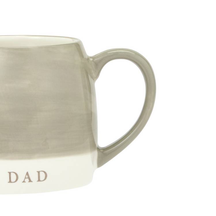 Ceramic dad mug with debossed message 330ml, imported from the UK