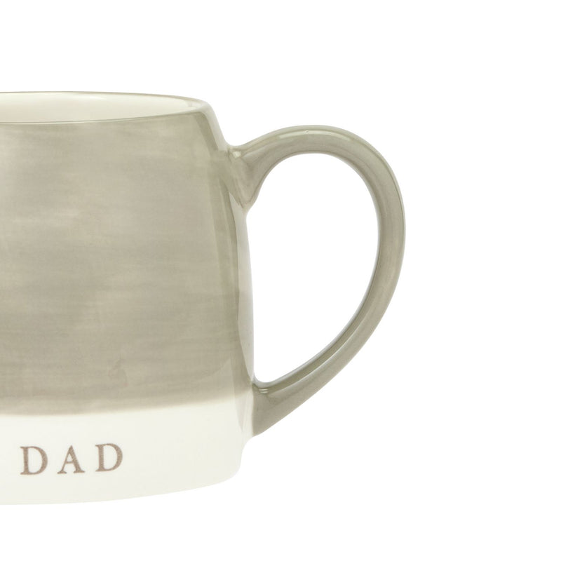 Ceramic dad mug with debossed message 330ml, imported from the UK