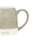 Ceramic dad mug with debossed message 330ml, imported from the UK