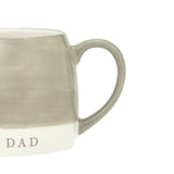 Ceramic dad mug with debossed message 330ml, imported from the UK