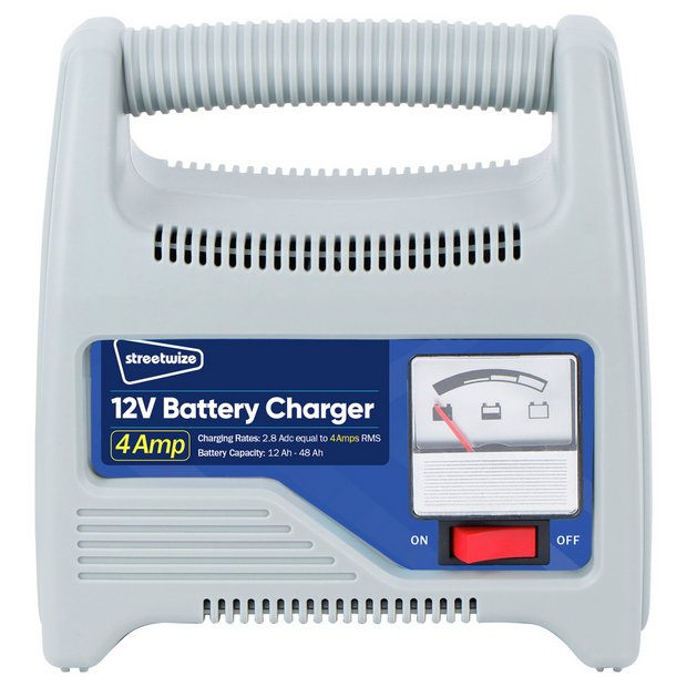 Streetwize 4 amp automatic 12V battery charger (British brand)
